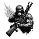 Delta Force tattoo design idea