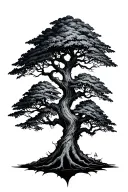 poison tree tattoo design idea