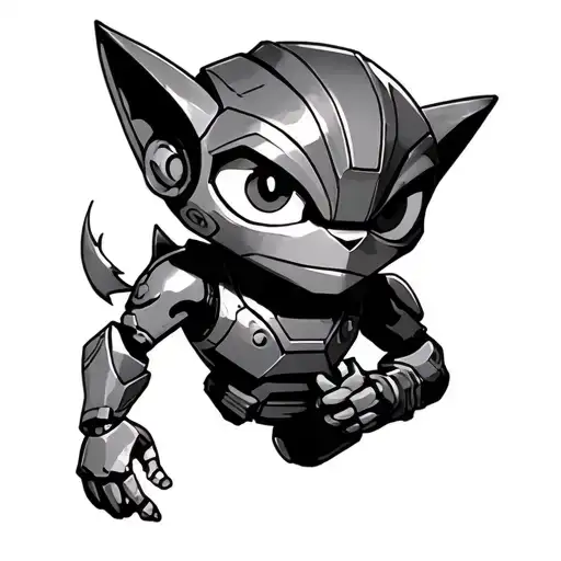 Ratchet And Clank tattoo design idea
