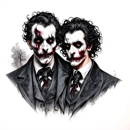 Jekyll And Hyde tattoo design idea