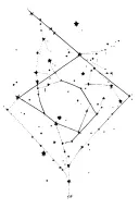 Ursa Major constelation tattoo design idea