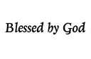 "Blessed by God" tattoo design idea