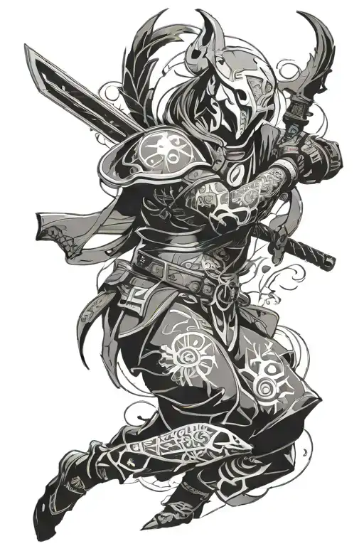 Destiny 2 hunter tattoo design idea