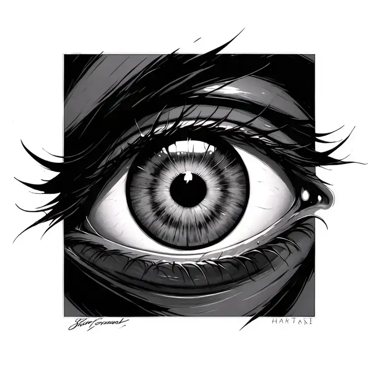 sharingan eye and geass tattoo design idea
