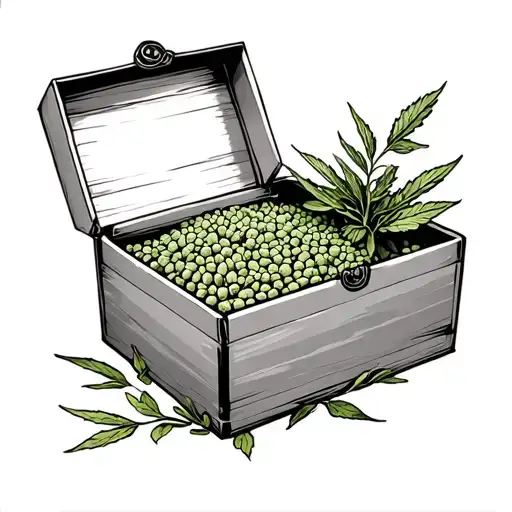 a box that will look like a seed box tattoo design idea