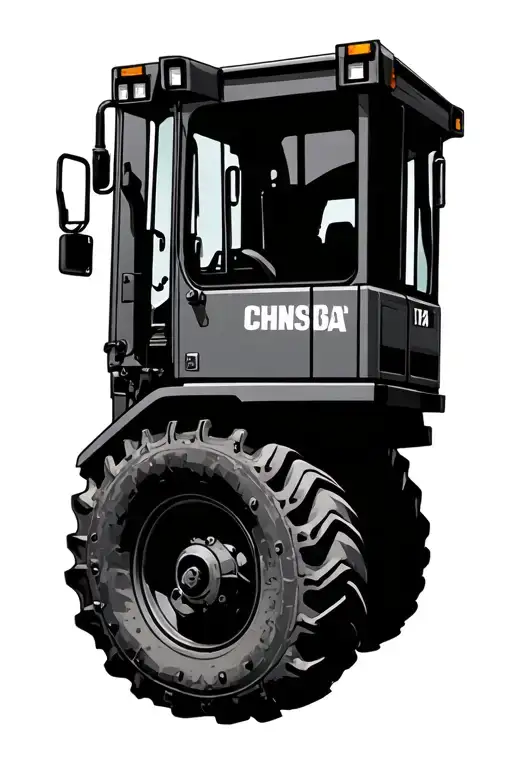 heavy equipment  tattoo design idea