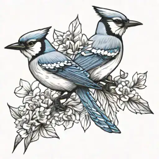 bluejays tattoo design idea