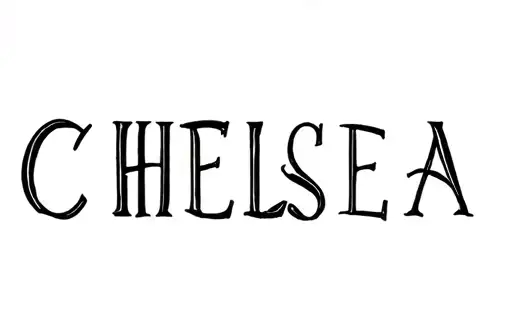 "Chelsea" tattoo design idea