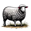 Lost Sheep tattoo design idea