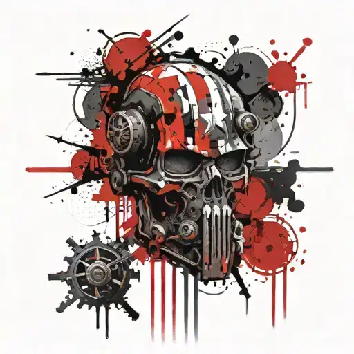 Warhammer 40k universe tattoo design idea