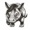 eeyore tattoo design idea