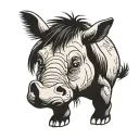eeyore tattoo design idea