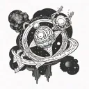 belier astro tattoo design idea