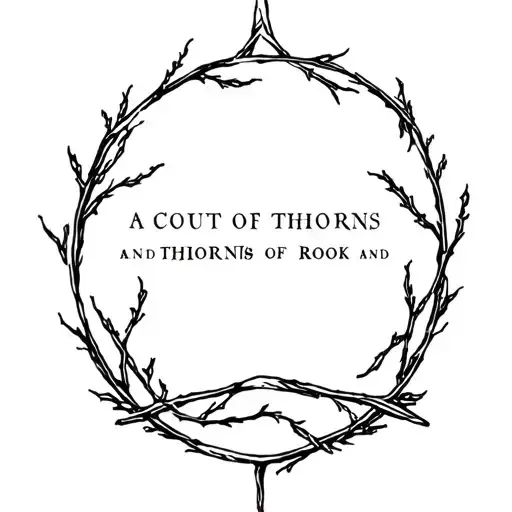 a court of thorns and roses book tattoo  tattoo design idea