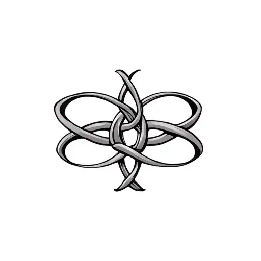 Celtic Love Knot tattoo design idea