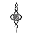 Celtic Love Knot tattoo design idea