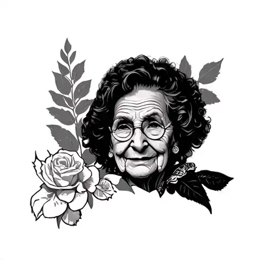 Rip Grandma tattoo design idea