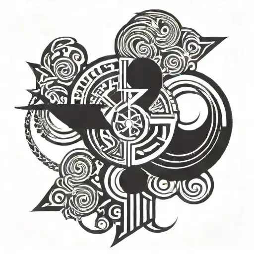 Tribal upper bac odyssey tattoo tattoo design idea