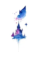 studio ghibli howls moving castle tattoo design idea