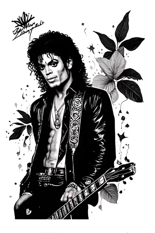 Michael Jackson tattoo design idea