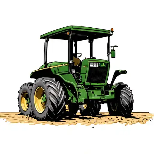 john deere 1910E Forwarder tattoo design idea