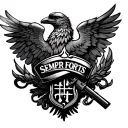 Semper Fortis tattoo design idea