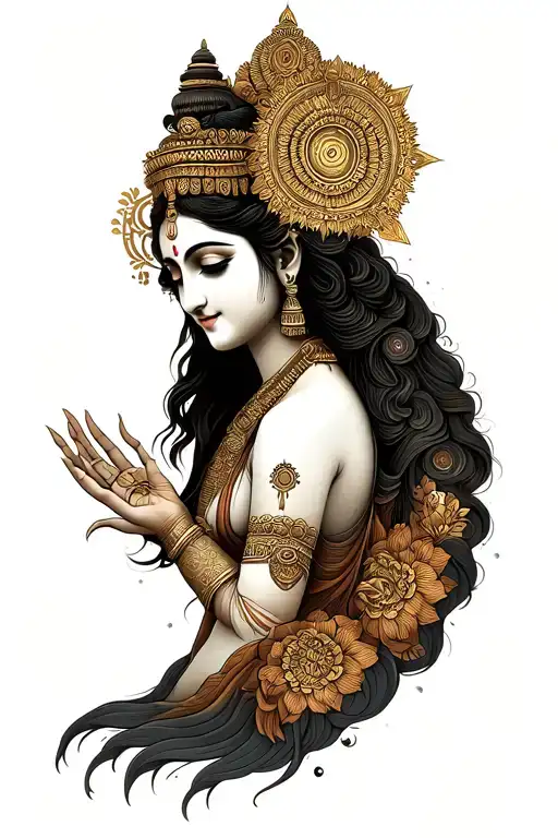 "Gayatri Mantra" Hindu tattoo design idea