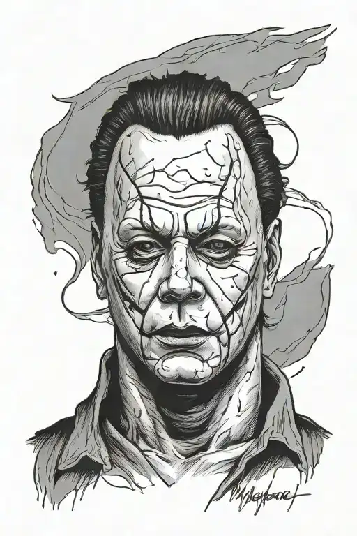 michael myers tattoo design idea