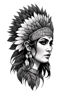 Chichimeca tattoo design idea