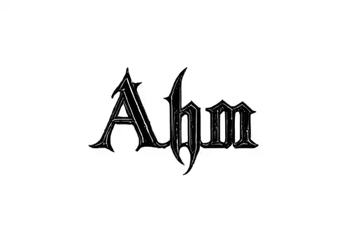 "Ahm alex" tattoo design idea