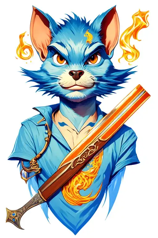 Sly Cooper Staff tattoo design idea