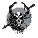 powerline tattoo design idea