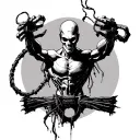 powerline tattoo design idea