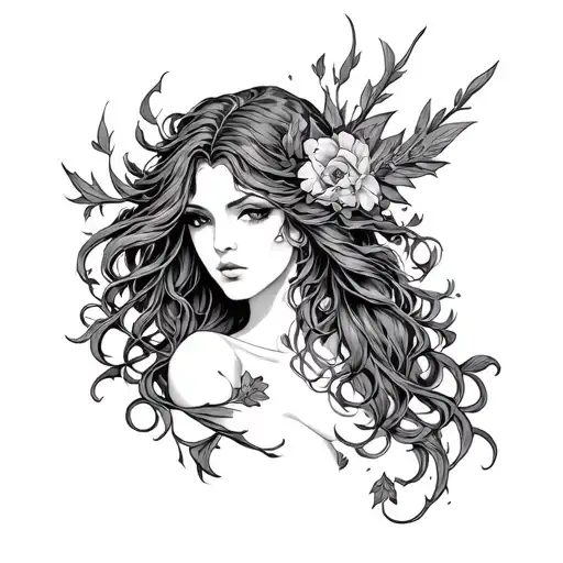 Lilith tattoo design idea