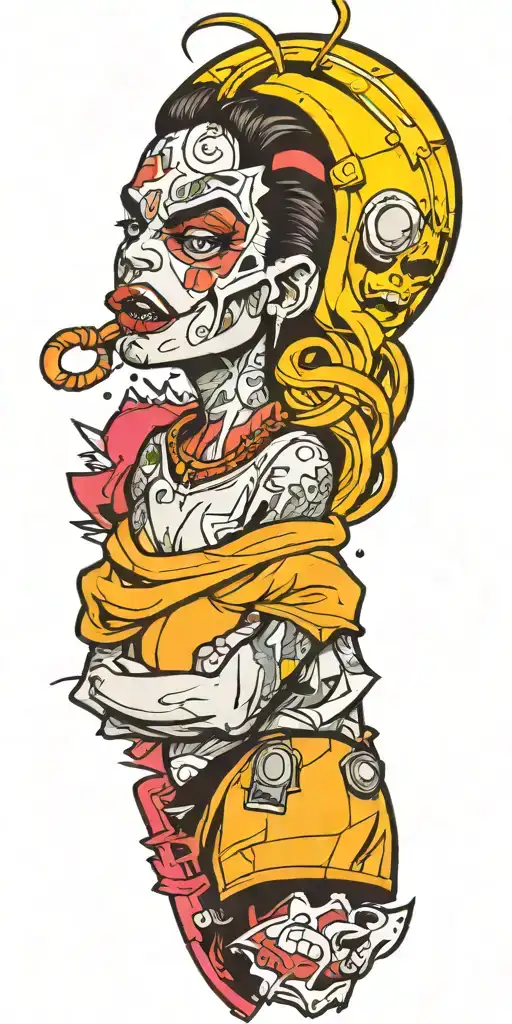 comic panel styled tattoo tattoo design idea