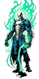 spawn and GhostRider tattoo design idea