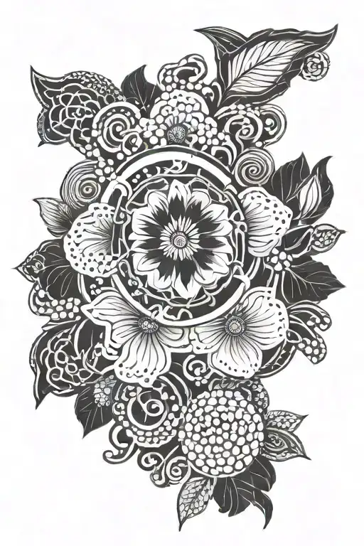 metis heritage mixed with Scottish clan Ferguson  tattoo design idea