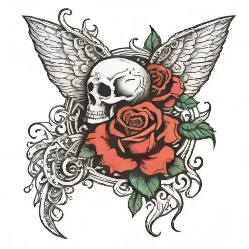 Greatfull Dead Ripple lyrics tattoo design idea