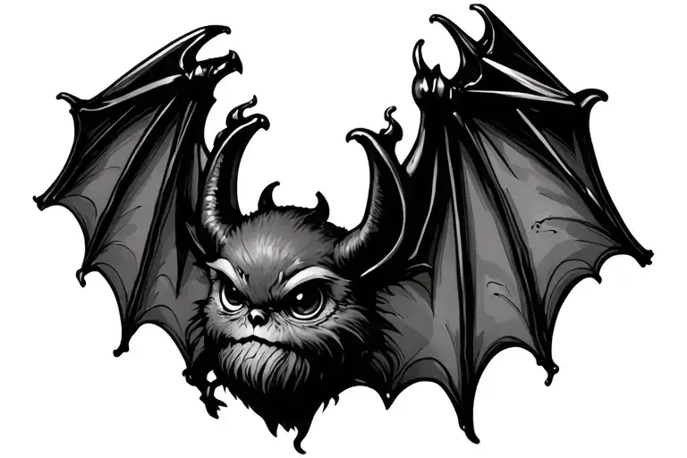 cute gothic bat ring finger tattoo design tattoo design idea