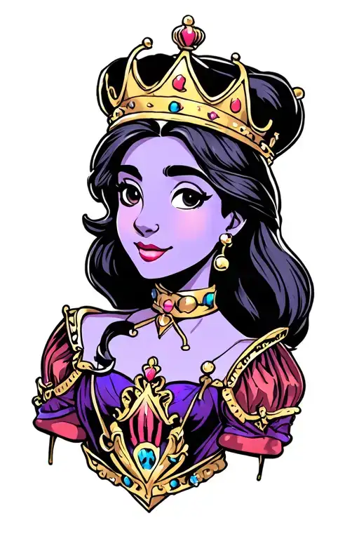 princes disney style tattoo tattoo design idea