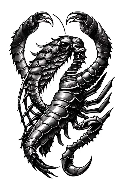 libra and scorpio zodiac tattoo tattoo design idea