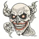 terrifier tattoo design idea