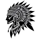 Aztec tattoo design idea