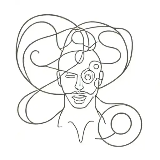 circle around nipple men tattoo design idea