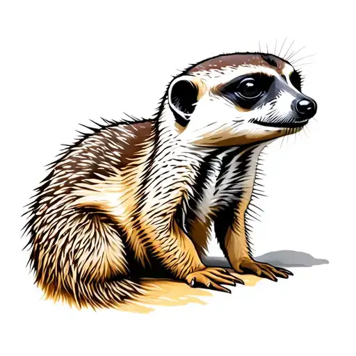 Meerkat tattoo design idea