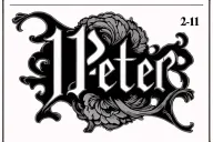 "1 Peter 2-11" italic font tattoo design idea