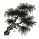 willow tree  tattoo design idea
