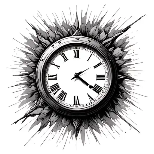 I take a step, I take a second The road under my feet, the sky above my head Moving confidently like the hands on a clock tattoo design idea