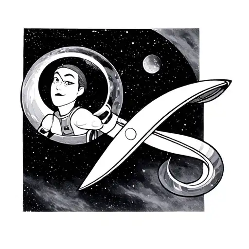 To Infinity And Beyond tattoo design idea