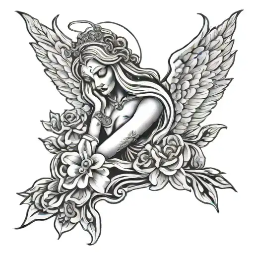 hard fought hallelujah  women tattoo design idea